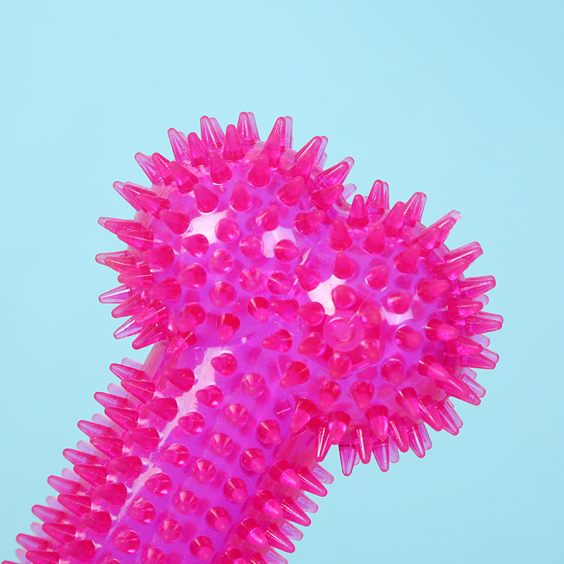 Pet Dog Chew Toy Bone-Shaped S - Interactive Squeaky Plush Dog Toy 评论和价格