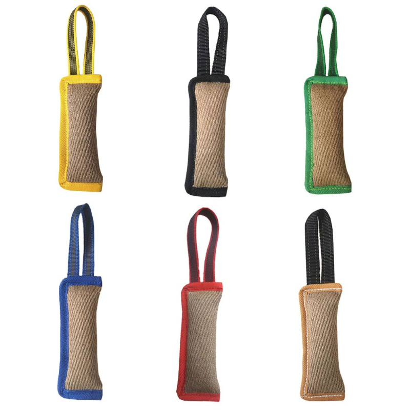Dog Training Bite Tug Toy, Jut - Interactive Squeaky Plush Dog Toy 评论和价格