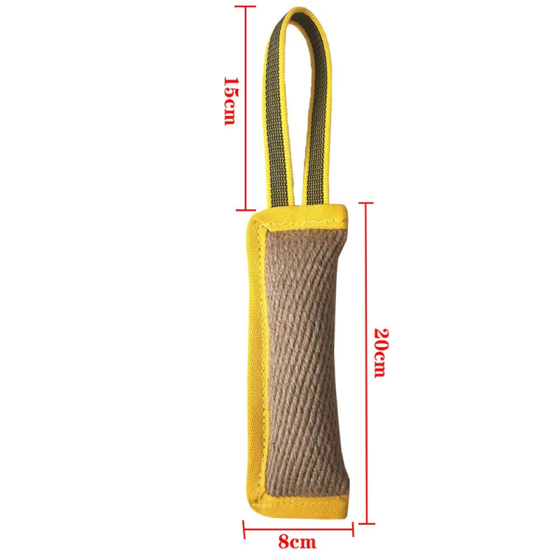 Dog Training Bite Tug Toy, Jut - Interactive Squeaky Plush Dog Toy 评论和价格