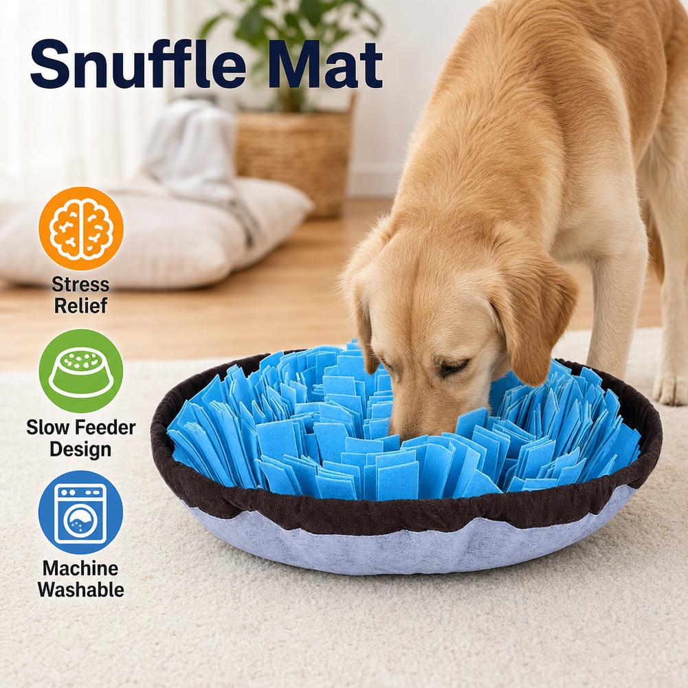 Dog Snuffle Mat Interactive Fe - Dog Puzzle Feeder Toy 评论和价格