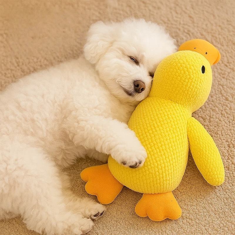 Plush Duck Dog Toy Bite Resist - Indestructible Dog Chew Toy 评论和价格