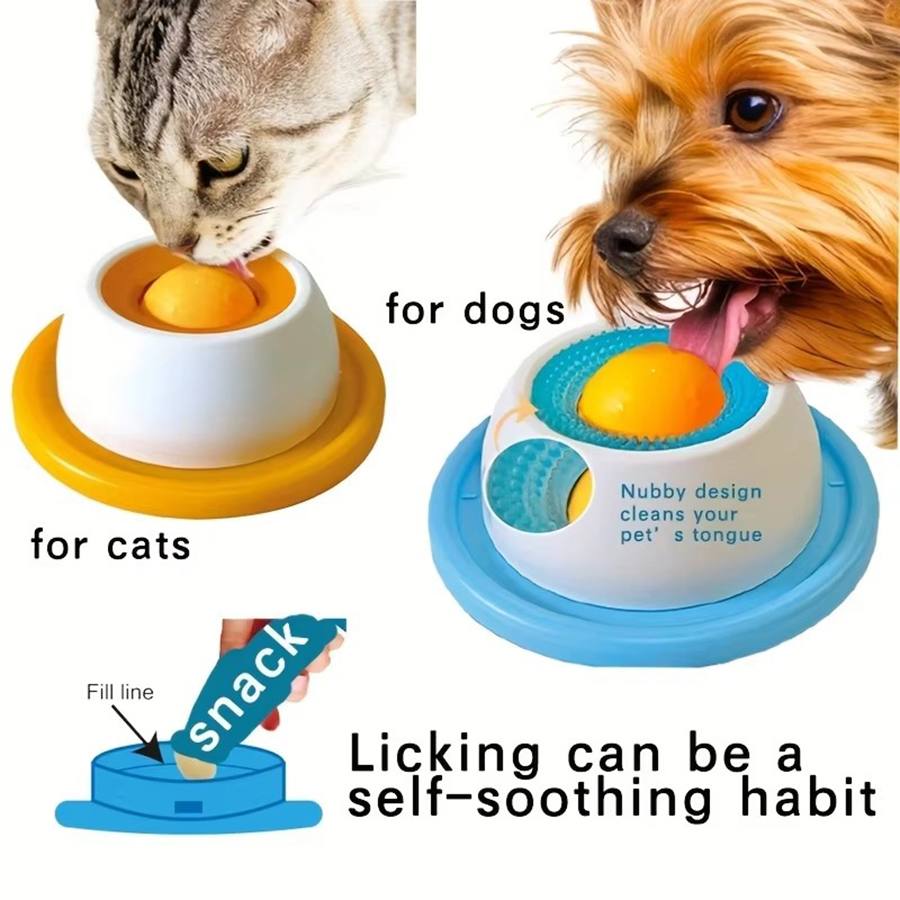 Interactive Dog Lick Toy Slow  - Dog Puzzle Feeder Toy 评论和价格