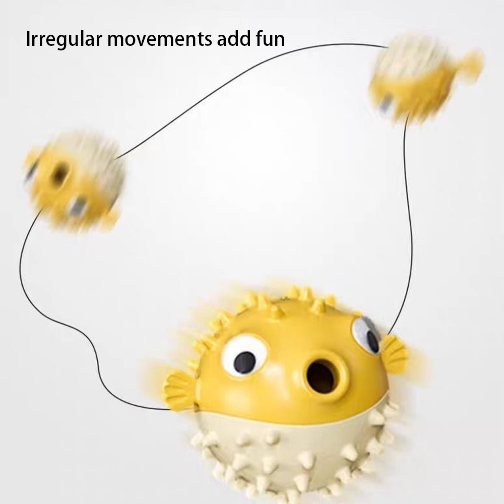 Bouncing Fish Dog Toys Leak Ba - Dog Puzzle Feeder Toy 评论和价格